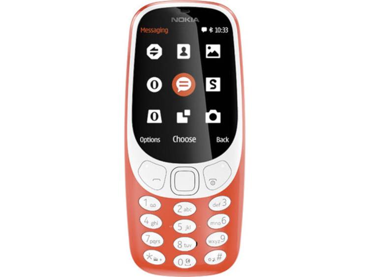 Nokia Dual-SIM telefoon Oranje
