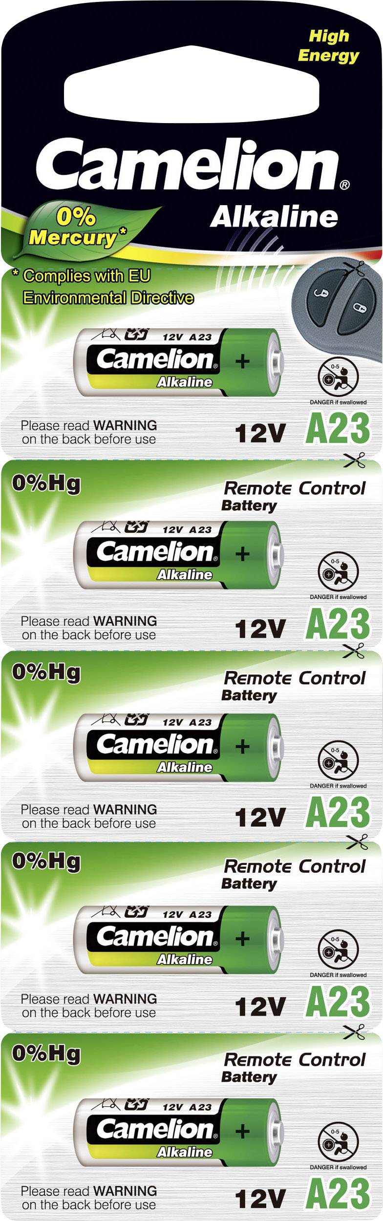 Camelion LR23 Speciale batterij 23A Alkaline 12 V 55 mAh 5 stuk(s)-1