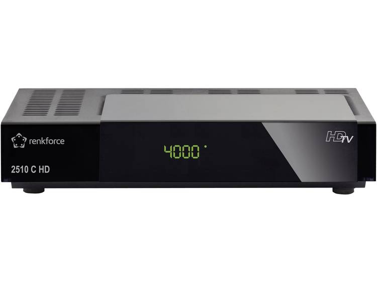Renkforce 2510C HD-kabelreceiver Opnamefunctie, Front-USB Aantal tuners: 1