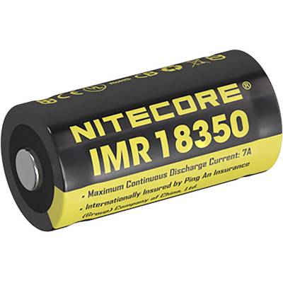 NiteCore IMR 18350 Speciale oplaadbare batterij 18350  Li-ion 3.7 V 700 mAh