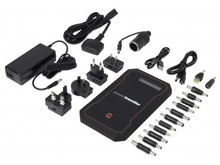 Power Traveller 12000 mAh Powerbank 3 USB-poort(en) Mini-G
