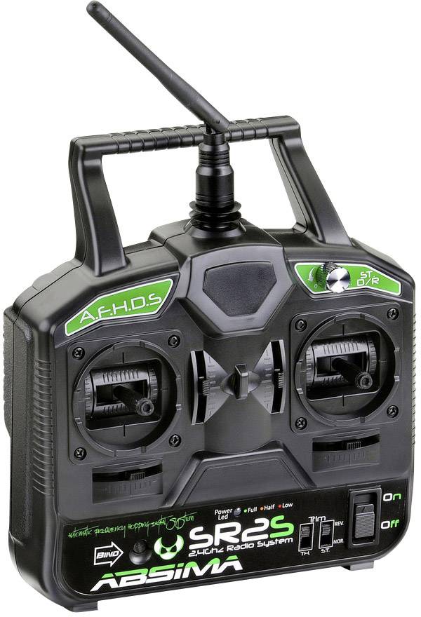 Absima SR2S RC handzender 2,4 GHz Aantal kanalen: 2 Incl. ontvanger-1