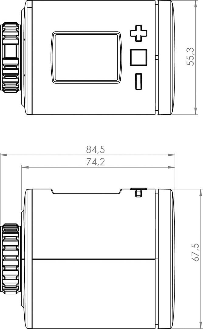 Eurotronic Spirit Zigbee Draadloze radiatorthermostaat Elektronisch-22