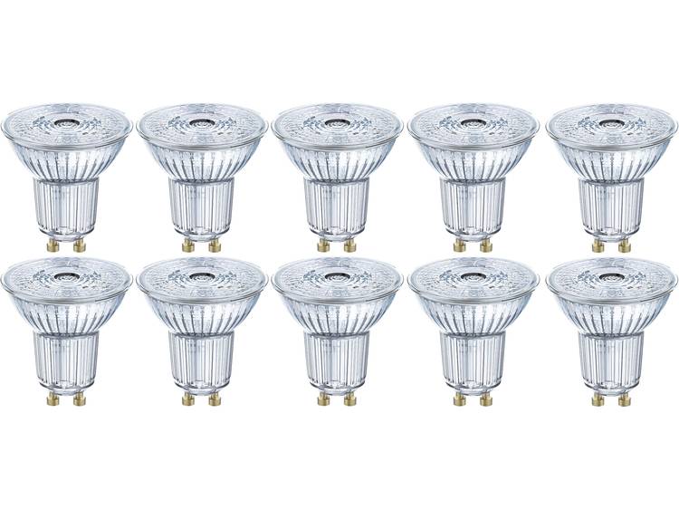LED-lamp GU10 Reflector 4.3 W = 50 W Warmwit (Ã x l) 51 mm x 55 mm Energielabel: A+ OSRAM 10 stuks