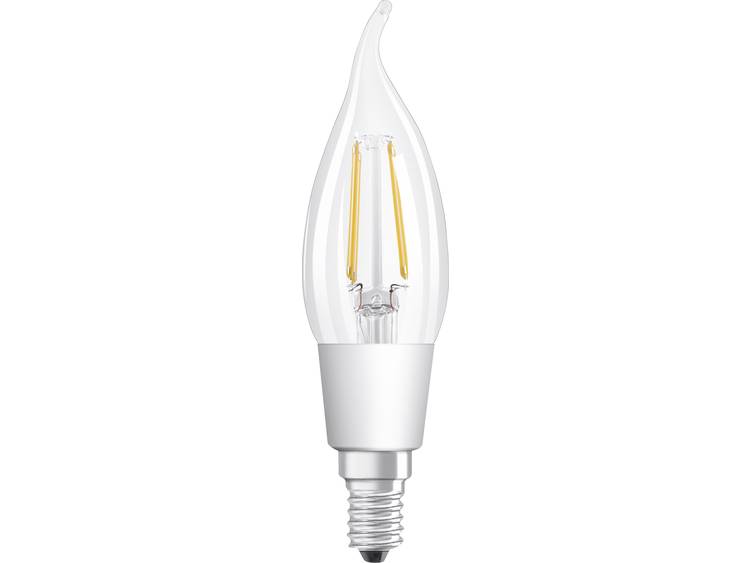 LED-lamp E14 Druipkaars 4.5 W = 40 W Warmwit (Ã x l) 35 mm x 141 mm Energielabel: A++ OSRAM Filament