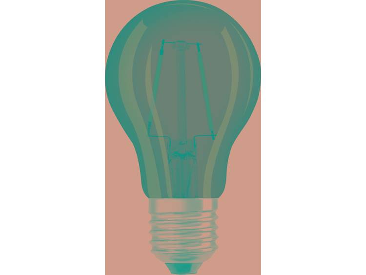 LED-lamp E27 Peer 2 W = 15 W Groen (Ã x l) 55 mm x 105 mm Energielabel: A+ OSRAM Filament-Retro-LED 