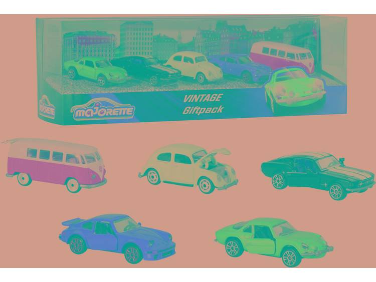 Majorette Vintage auto's (5 stuks)