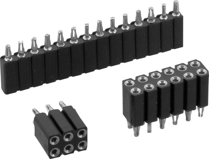 TRU COMPONENTS Female header (precisie) Aantal rijen: 1 Aantal polen per rij: 50 TC-0306-050-1-50-00 1 stuk(s)