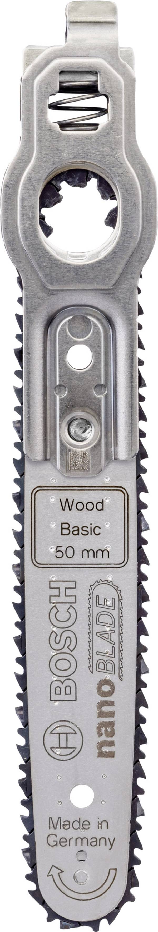 Bosch Home and Garden 2609256D83 nanoBLADE Wood Basic 50 Micro-kettingzaagblad Geschikt voor EasyCut 12, EasyCut 50, AdvancedCut 18, AdvancedCut 50