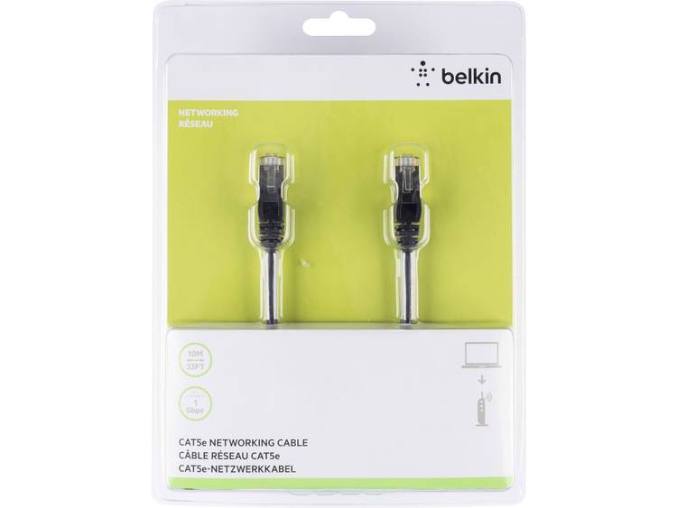 Belkin Cat5e Networking Cable 10m Black