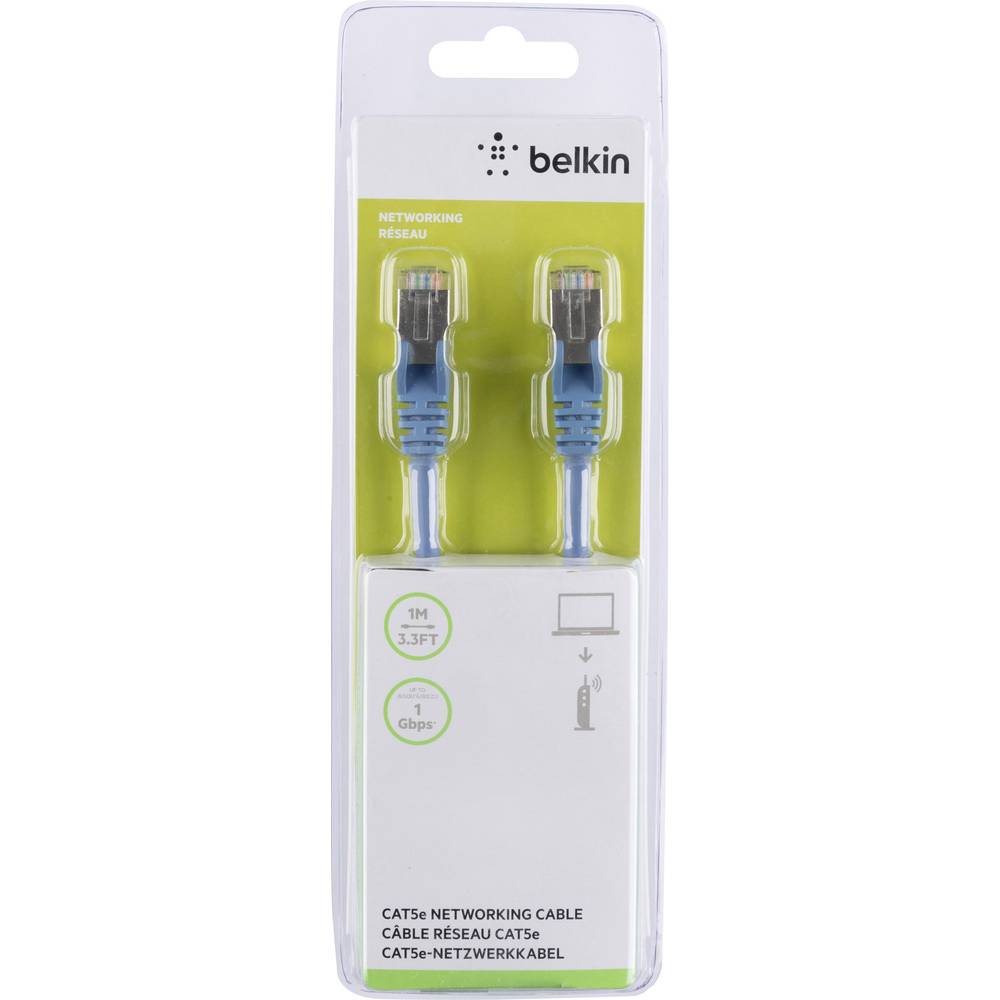 Belkin Cat5e Networking Cable 1m Blue
