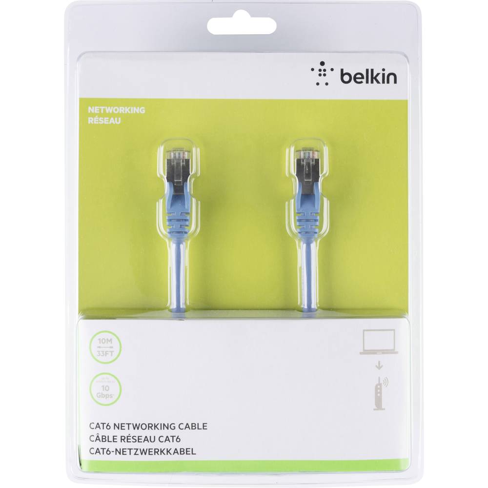 Belkin Cat6 Networking Cable 10m Blue
