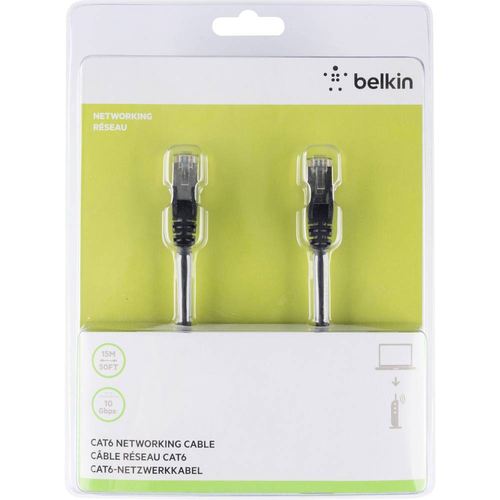 Belkin Cat6 Networking Cable 15m Black