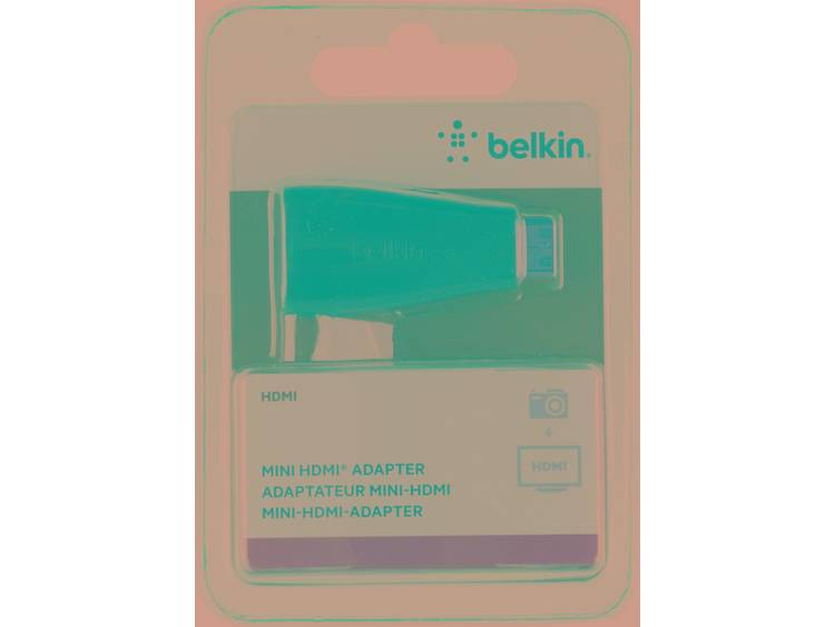 Belkin F3Y042BT Mini HDMI Mini HDMI Zwart kabeladapter-verloopstukje