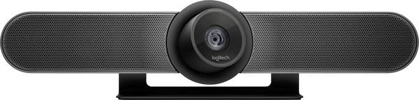 Logitech MeetUp 4K-webcam 3840 x 2160 Pixel Standvoet, Klemhouder
