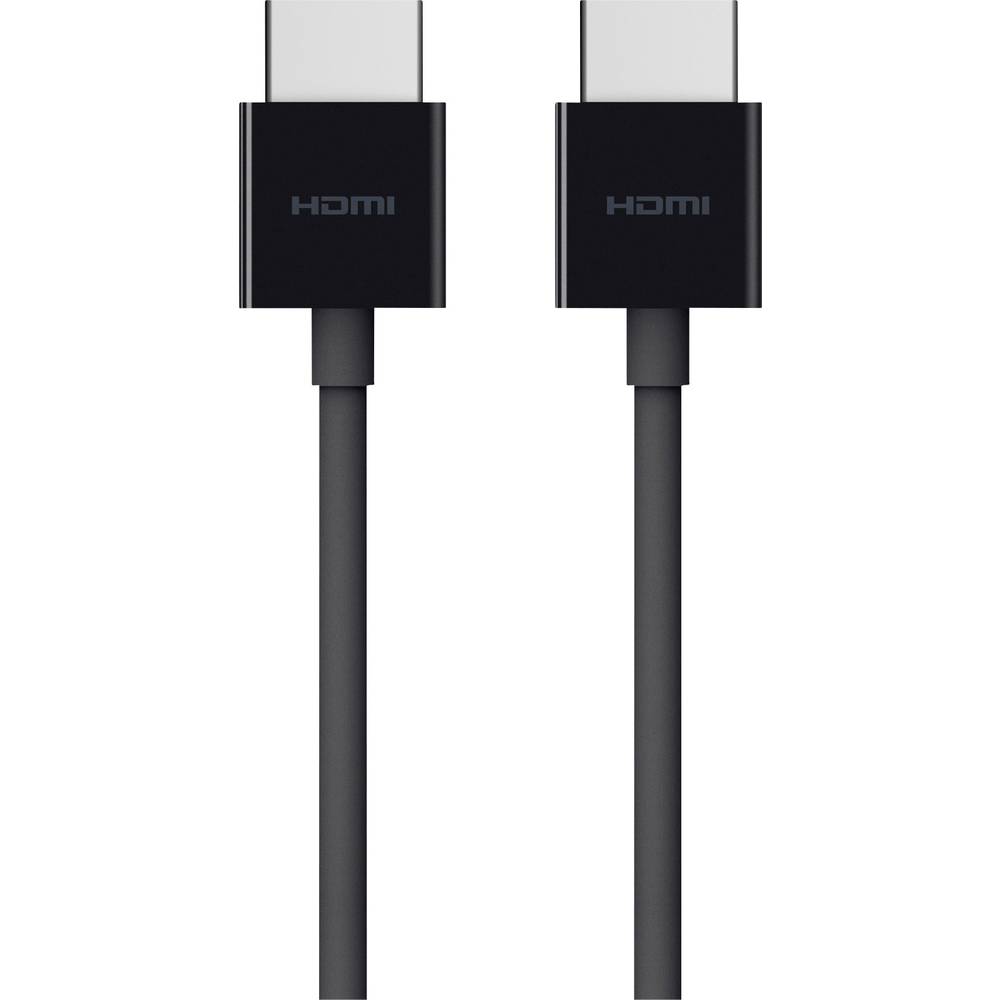 Belkin HDMI Aansluitkabel HDMI-A stekker, HDMI-A stekker 2.00 m Zwart AV10168bt2M-BLK Ultra HD-HDMI HDMI-kabel