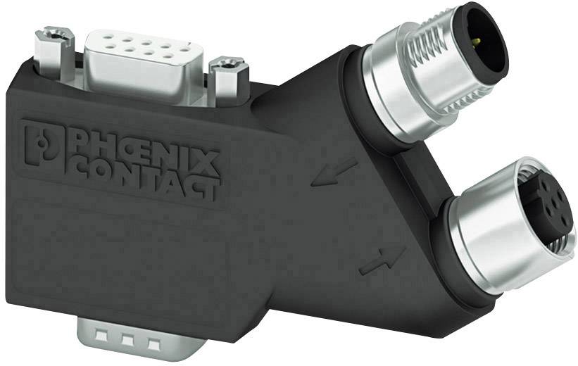 Phoenix Contact 2902319 Sensor/actuator dataconnector M12 Aantal polen (sensoren): 9, 5 Adapter, haaks 1 stuk(s)