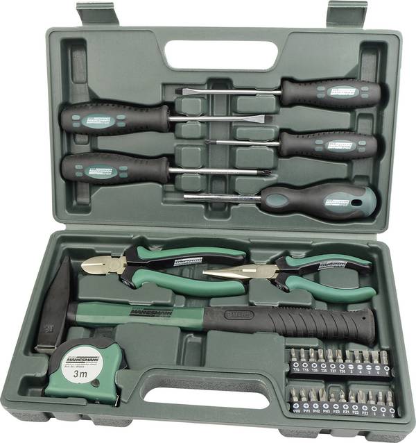 Brüder Mannesmann M29031 M29031 Gereedschapsset Doe-het-zelver Incl. koffer 31-delig