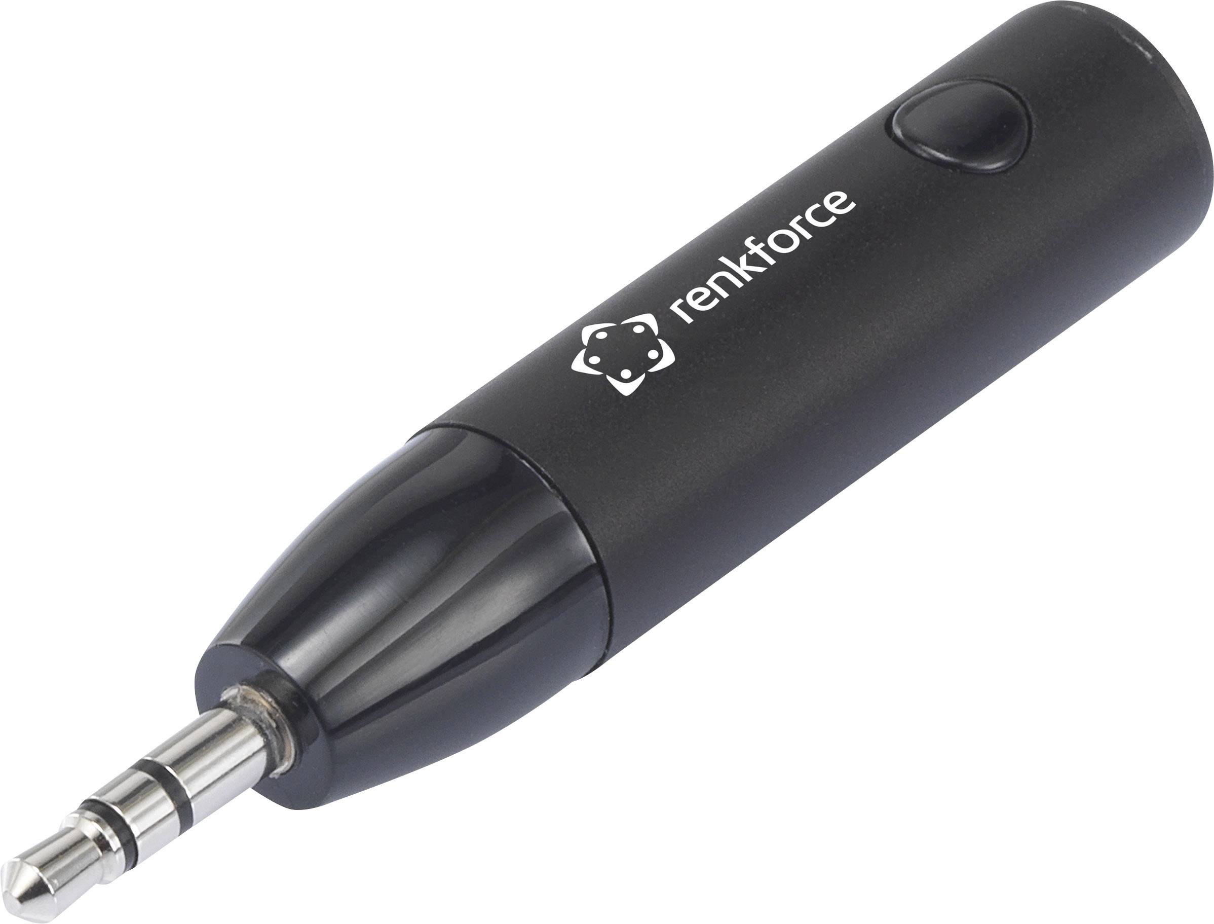 Renkforce RF-BTR-1000 Bluetooth musikmottagare Kommunikation - Bluetooth version: A2DP, AVRCP, 5.0 10 m för hörlurar