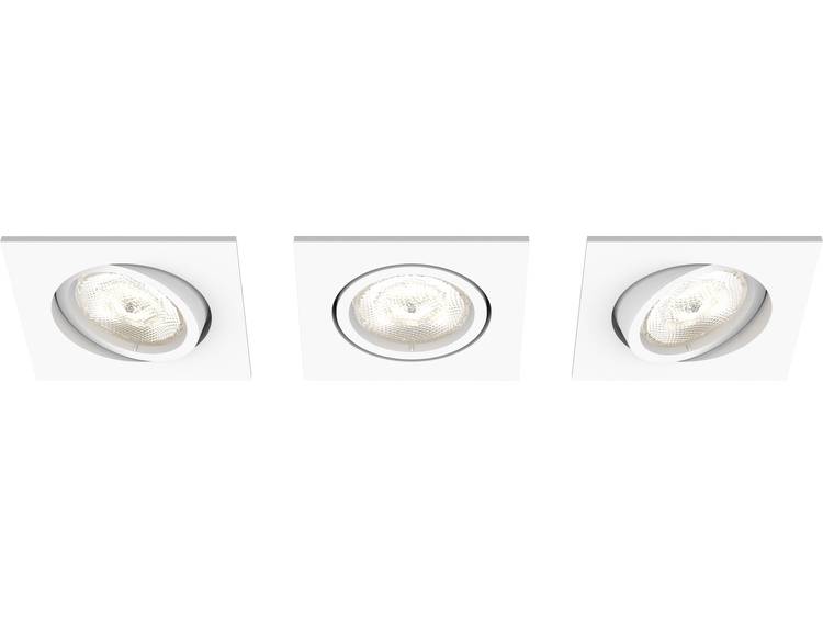 Philips Lighting Shellbark 5039331P0 LED-inbouwlamp Set van 3 13.5 W Warm-wit Wit