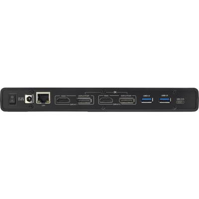 Renkforce Dual 4K USB-C™ Dock USB-C dockingstation Universeel (HDMI-bus, DisplayPort bus, USB 3.2 Gen 1 bus A (USB 3.0),-4