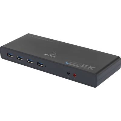 Renkforce Dual 4K USB-C™ Dock USB-C dockingstation Universeel (HDMI-bus, DisplayPort bus, USB 3.2 Gen 1 bus A (USB 3.0),-6