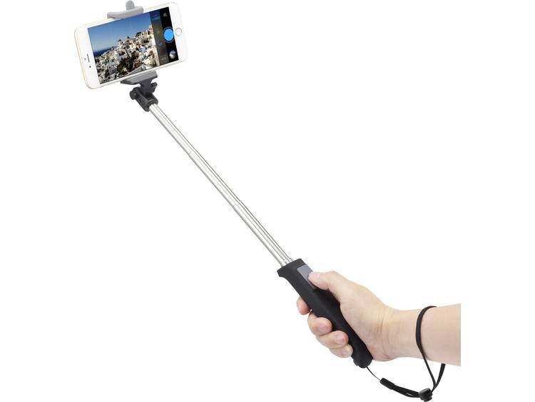 Selfie stick Renkforce RF-SEST-PRO 9 cm Zwart