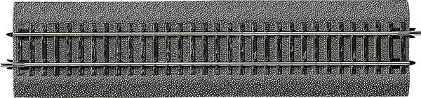 H0 RocoLine (met ballastbed) 42510 Rechte rails 230 mm 6 stuk(s)