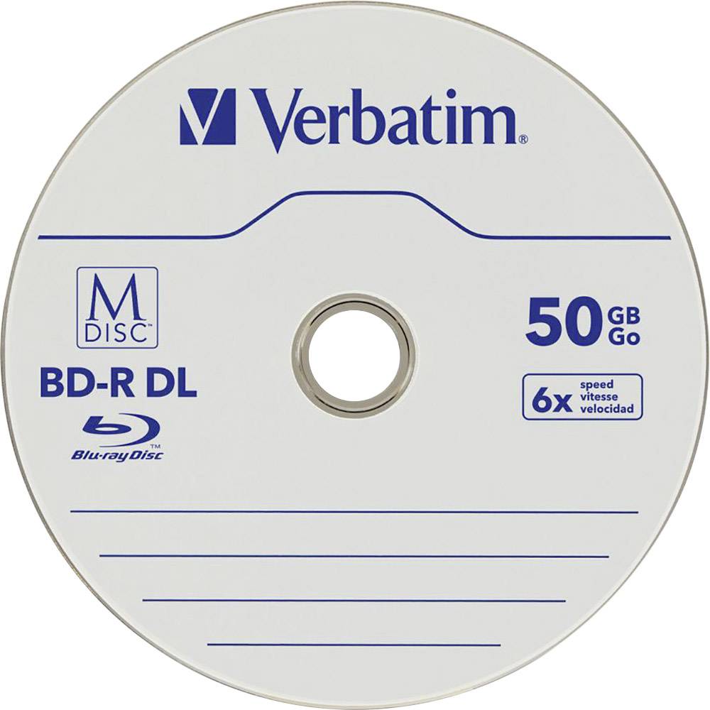 Verbatim 98923 MDisc Bluray 50 GB 5 stuk(s) Jewelcase Conrad.nl