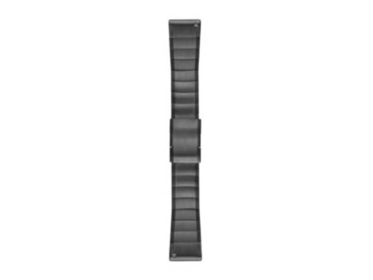 Garmin QuickFit Edelstahl fenix 5x-3 Reserve armband Leigrijs