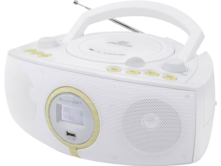 Soundmaster SCD1500WE Radio-CD-MP3 Boombox met USB