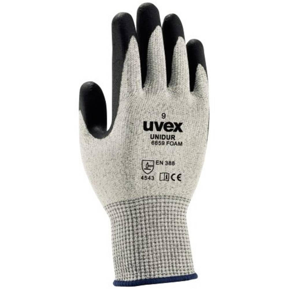 uvex unidur 6659 foam 6093811 Nitril Werkhandschoen Maat (handschoen): 11 EN 388 1 stuk(s)