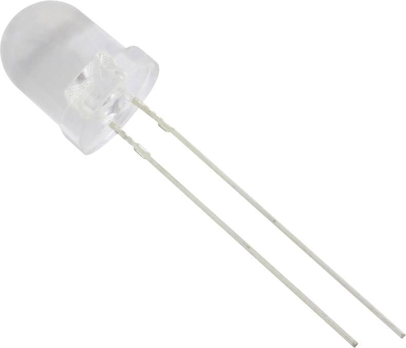 TRU COMPONENTS 1577405 Bedrade LED Rood Rond 8 mm 8500 mcd 25 ° 20 mA