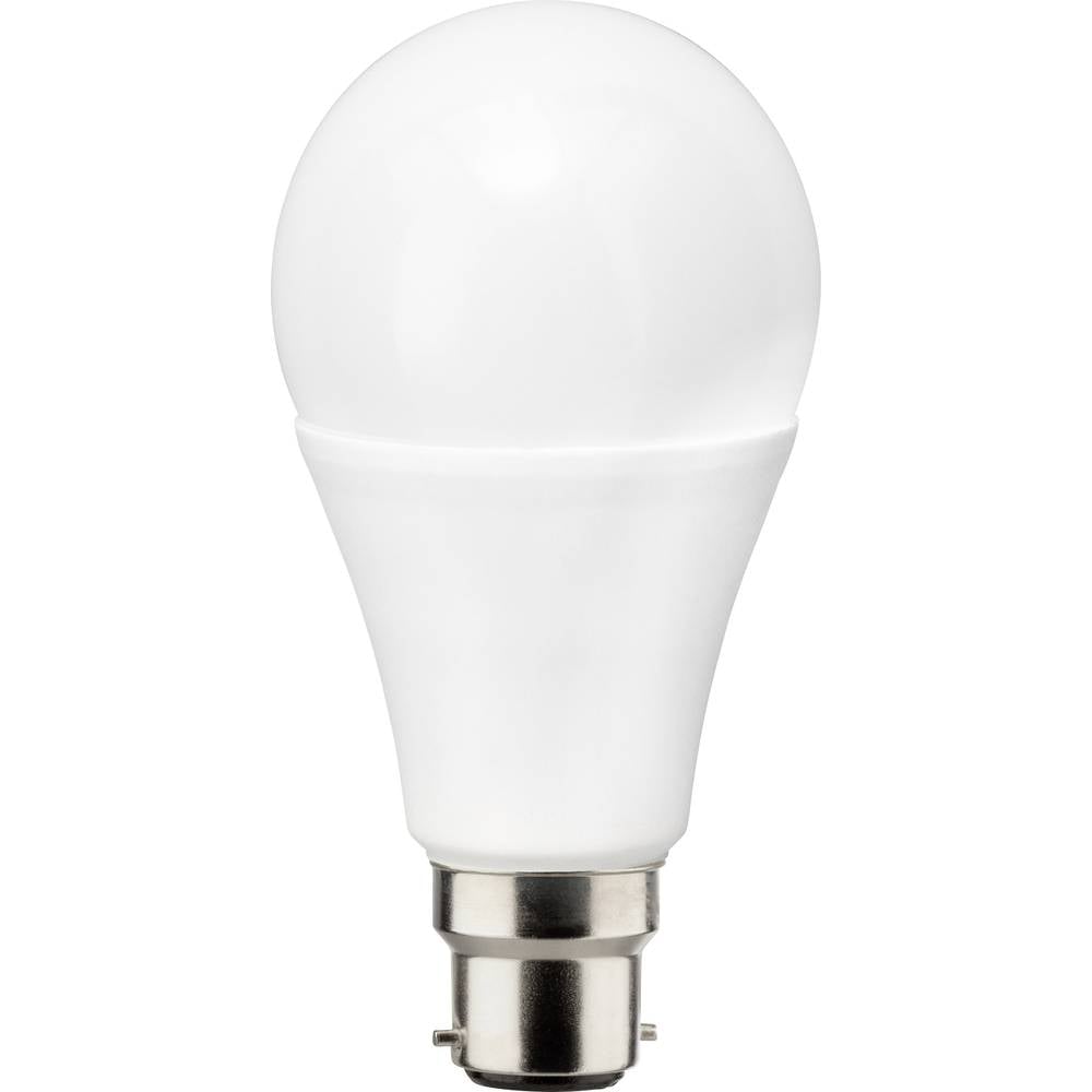 Müller-Licht 400314 LED-lamp Energielabel E (A - G) B22d Peer 12 W = 100 W Neutraalwit (Ø x l) 65 mm x 134 mm 1 stuk(s)