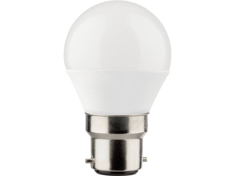 LED-lamp B22d Kogel 5.5 W = 40 W Warmwit (Ã x l) 45 mm x 81 mm Energielabel: A+ MÃ¼ller Licht 1 stuk