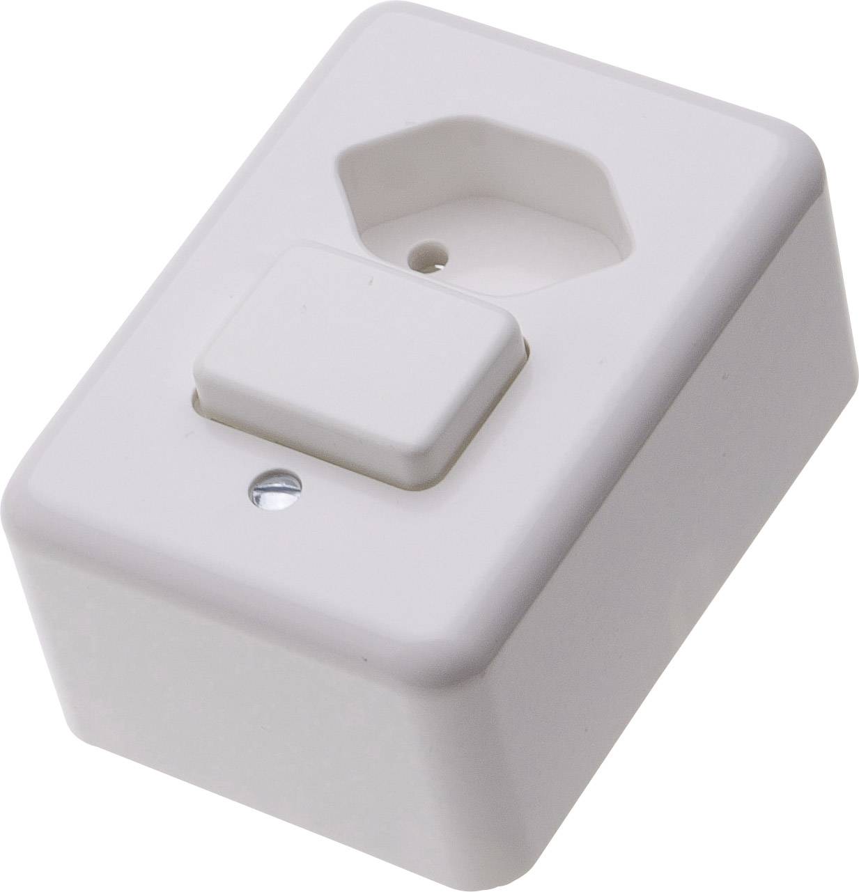 MICA 114290 Schakel-/stopcontact combinatie Inzetstuk Mica Wit 1 stuk(s)