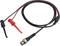 'Zwart en rood BNC-testkabel, zwarte en rode aansluiting, voor het meten van elektrische signalen in laboratoria.'