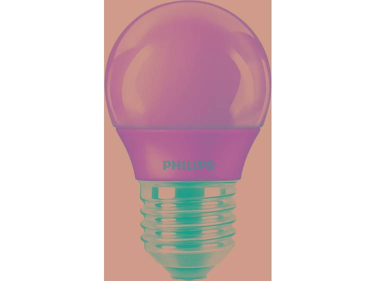 LED-lamp E27 Kogel 3.1 W = 25 W Geel (Ã x l) 45 mm x 78 mm Energielabel: A Philips Lighting 1 stuks