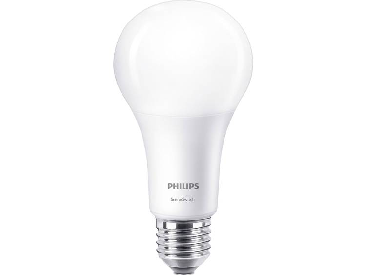 Philips SceneSwitch LEDbulb E27 A67 14W 827 Mat | SceneSwitch Dimbaar Vervangt 100W