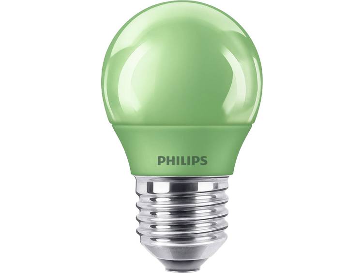 LED-lamp E27 Kogel 3.1 W = 25 W Groen (Ã x l) 45 mm x 78 mm Energielabel: C Philips Lighting 1 stuks