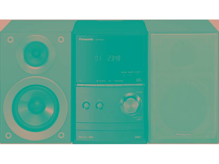 PANASONIC SC-PM602EG-S micro-hifi-set, Bluetooth, digitale radio (DAB+), RDS, 1x USB