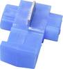 TRU COMPONENTS 1583029 Snelklemverbinder Flexibel: 2.50-2.50 mm² Massief: 1.50-1.50 mm² Aantal polen: 2 1 stuk(s) Blauw