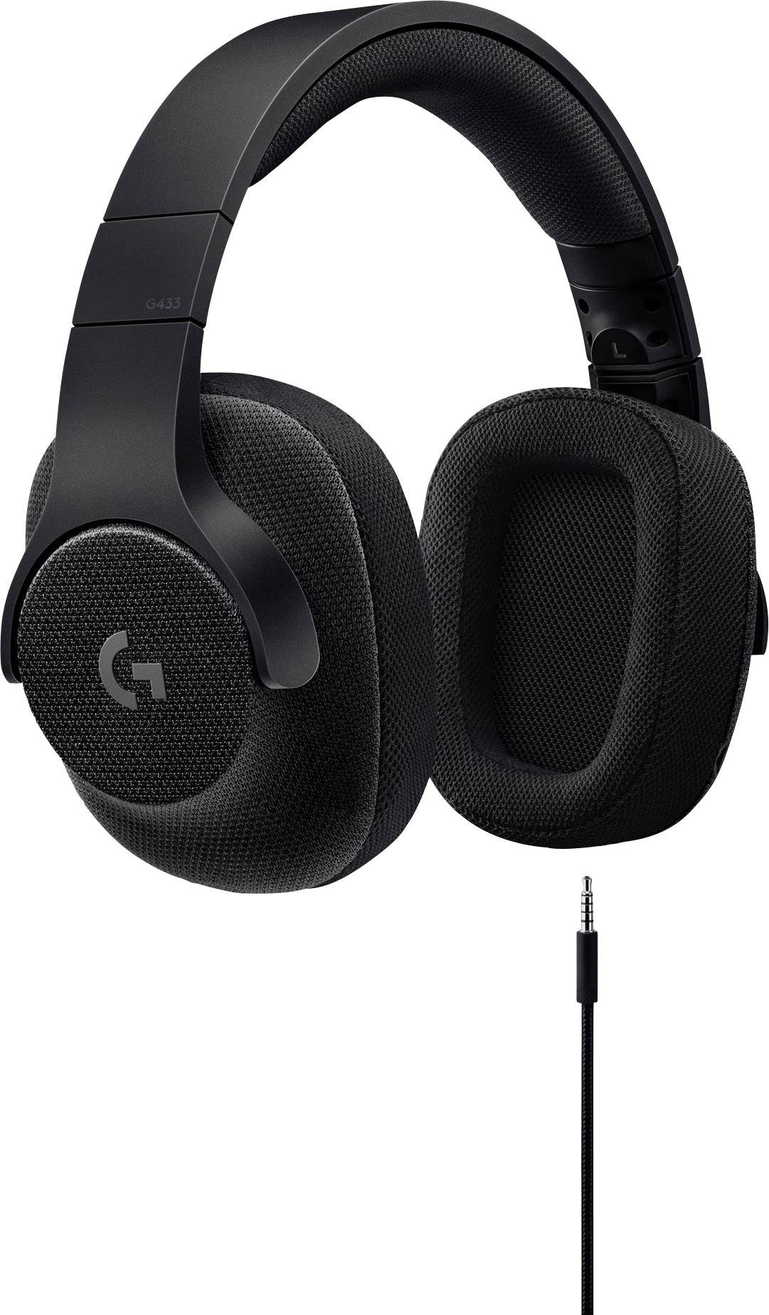 Logitech Gaming G433 Gaming headset 3.5 mm jackplug Kabelgebonden Over