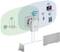 Diagram van een wifi-repeater die het signaal versterkt en uitbreidt tussen de router en apparaten zoals een laptop, smartphone en gameconsole.