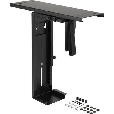 Klein Geometrie Pak om te zetten SpeaKa Professional SP-6353552 PC-houder Onder tafel, Verticaal,  Horizontaal Zwart Belastbaar tot: 10 kg kopen ? Conrad Electronic