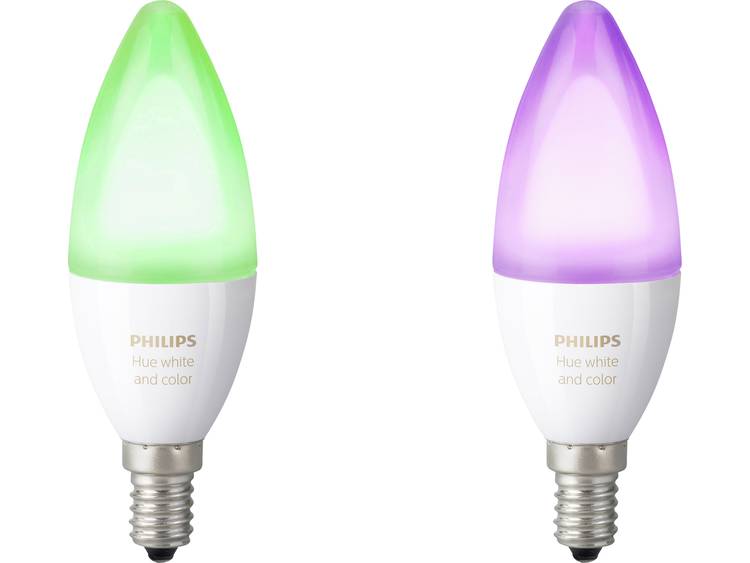 Philips Hue 2-Pack Bulb E14 Richer Color