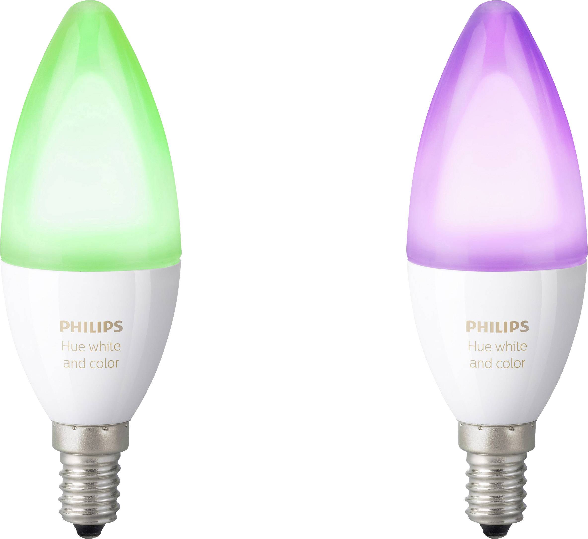 Philips Lighting Hue LEDlamp (2 stuks) Energielabel A+ (A++ E