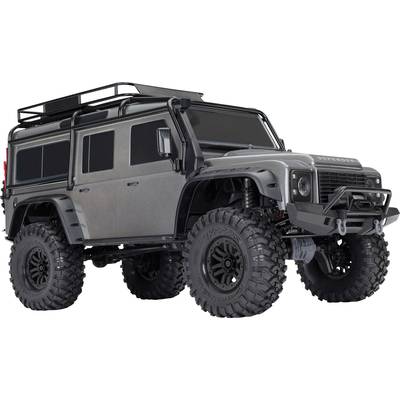Traxxas Landrover Defender Zilver Brushed  RC auto Elektro Crawler 4WD RTR 2,4 GHz 