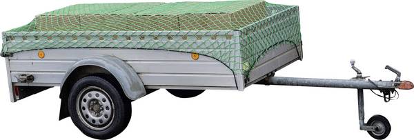 HP Autozubehör 25162  Aanhangernet (l x b) 3 m x 2 m Met rubberen spanband