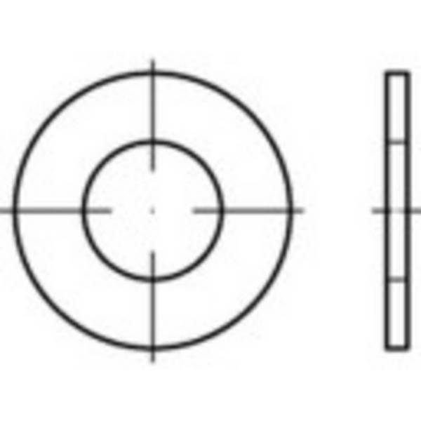 Onderlegring 34 mm 68 mm Staal 100 stuk(s) TOOLCRAFT 159238